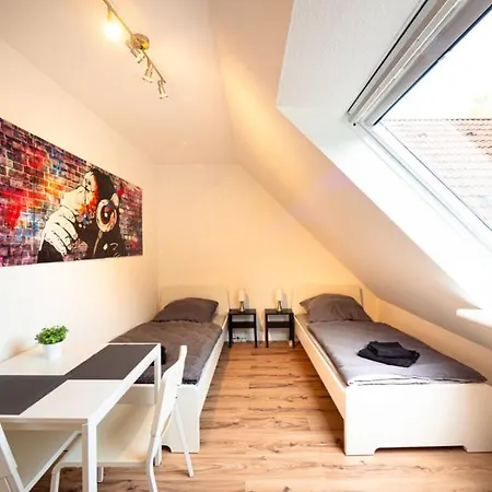 Have-a-nice-stay - - Monteursunterkunft - Einzelbetten - Gute Anbindung - Bettwaesche * Trappenkamp