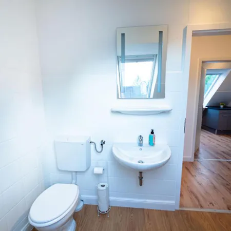 Have-a-nice-stay - - Monteursunterkunft - Einzelbetten - Gute Anbindung - Bettwaesche Lägenhet Trappenkamp