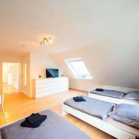 Have-a-nice-stay - - Monteursunterkunft - Einzelbetten - Gute Anbindung - Bettwaesche Lägenhet Trappenkamp