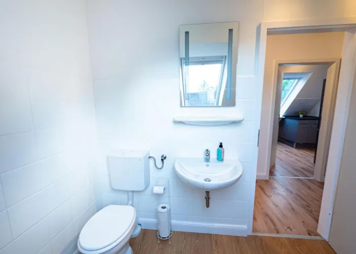 Have-a-nice-stay - - Monteursunterkunft - Einzelbetten - Gute Anbindung - Bettwaesche Lägenhet Trappenkamp