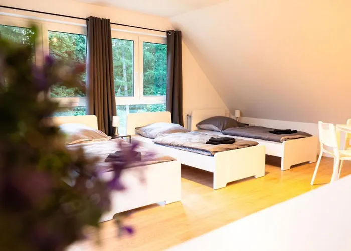 Have-a-nice-stay - - Monteursunterkunft - Einzelbetten - Gute Anbindung - Bettwaesche Lägenhet Trappenkamp