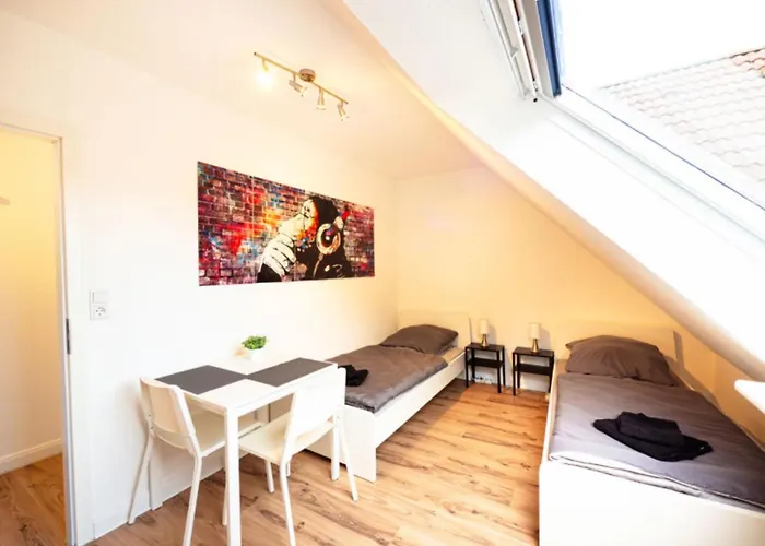 Have-a-nice-stay - - Monteursunterkunft - Einzelbetten - Gute Anbindung - Bettwaesche Trappenkamp