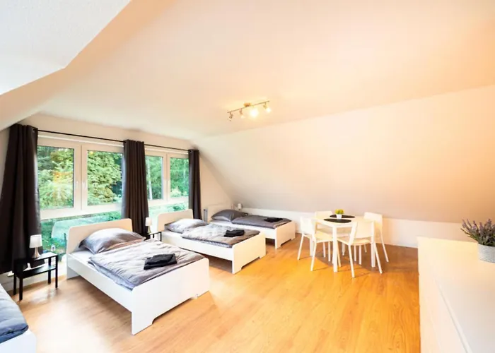 Have-a-nice-stay - - Monteursunterkunft - Einzelbetten - Gute Anbindung - Bettwaesche Trappenkamp