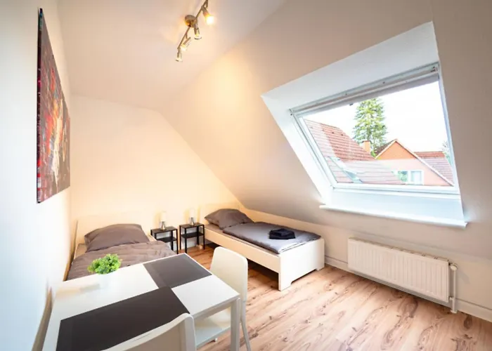 Lägenhet Have-a-nice-stay - - Monteursunterkunft - Einzelbetten - Gute Anbindung - Bettwaesche Trappenkamp