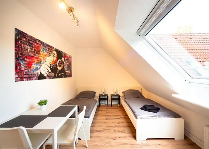Lägenhet Have-a-nice-stay - - Monteursunterkunft - Einzelbetten - Gute Anbindung - Bettwaesche *