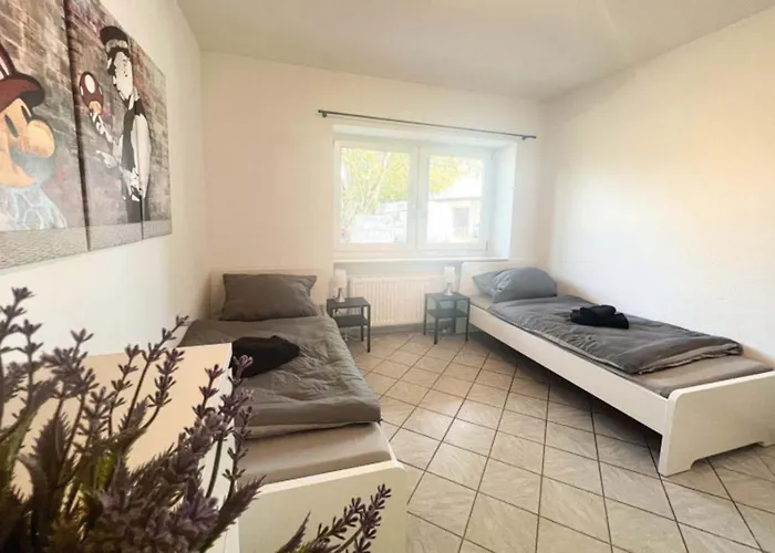 Have-a-nice-stay - - Monteursunterkunft - Einzelbetten - Gute Anbindung - Bettwaesche Trappenkamp